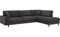 Goossens hoekbank jonas grijs stof - 8191185-1456-01