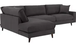 Goossens hoekbank jonas grijs stof - 8191185-1456-01-gespiegeld