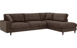 Goossens hoekbank jonas grijs stof - 8191185-1458-02