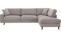Stof fijn geweven lichtbeige