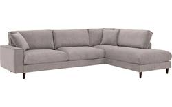 Goossens hoekbank jonas beige stof - 8191185-1459-02