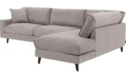 Goossens hoekbank jonas beige stof - 8191185-1459-01