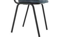 Goossens eetkamerstoel chaplin blauw stof - 8191697-02
