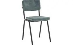 Goossens eetkamerstoel chaplin grijs stof - 8191698-02