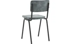 Goossens eetkamerstoel chaplin grijs stof - 8191698-02
