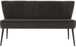 Goossens eetkamerbank rob bruin stof - 8191699-02