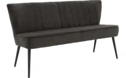 Goossens eetkamerbank rob bruin stof - 8191699-02