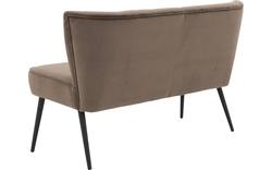 Goossens eetkamerbank rob bruin stof - 8191700-06