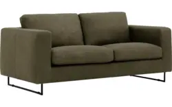 Goossens excellent zitbank jovani groen leer - 8192112-418-01