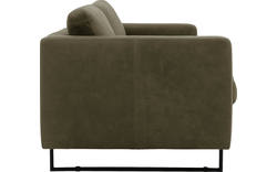 Goossens excellent zitbank jovani groen leer - 8192112-418-01