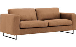 Goossens excellent zitbank jovani bruin leer - 8192113-419-02