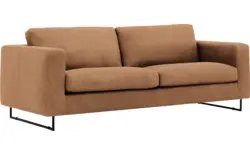 Goossens excellent zitbank jovani bruin leer - 8192113-419-01