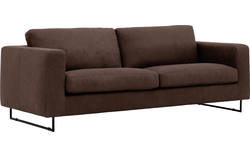 Goossens excellent zitbank jovani bruin leer - 8192113-420-02