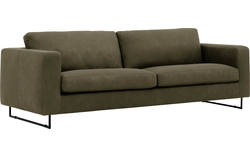Goossens excellent zitbank jovani groen leer - 8192114-418-02