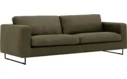 Goossens excellent zitbank jovani groen leer - 8192114-418-01