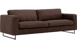 Goossens excellent zitbank jovani bruin leer - 8192114-420-02