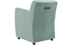 Goossens eetkamerstoel montana groen stof - 8192120-04