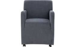 Goossens eetkamerstoel montana blauw stof - 8192121-02