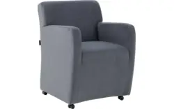Goossens eetkamerstoel montana blauw stof - 8192121-02