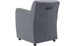 Goossens eetkamerstoel montana blauw stof - 8192121-04