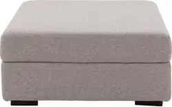 Goossens hocker lucca grijs stof - 8192538-01