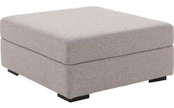 Goossens hocker lucca grijs stof - 8192538-02