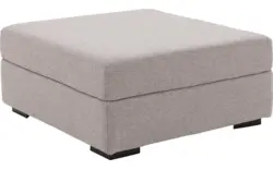 Goossens hocker lucca grijs stof - 8192538-01