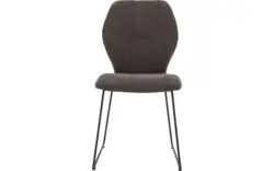 Goossens eetkamerstoel hera bruin stof - 8193202-02