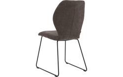 Goossens eetkamerstoel hera bruin stof - 8193202-03