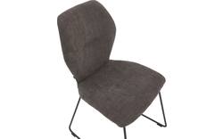Goossens eetkamerstoel hera bruin stof - 8193202-02