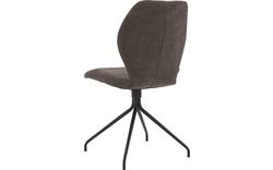 Goossens eetkamerstoel hera bruin stof - 8193203-03