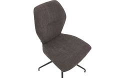 Goossens eetkamerstoel hera bruin stof - 8193203-02