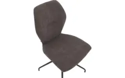 Goossens eetkamerstoel hera bruin stof - 8193203-02