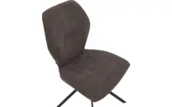 Goossens eetkamerstoel hera bruin stof - 8193204-01