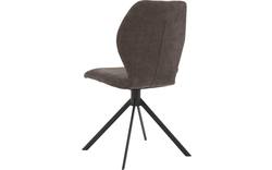 Goossens eetkamerstoel hera bruin stof - 8193204-01
