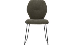 Goossens eetkamerstoel hera groen stof - 8193205-02