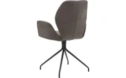 Goossens eetkamerstoel hera bruin stof - 8193218-02