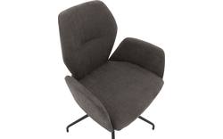 Goossens eetkamerstoel hera bruin stof - 8193218-02