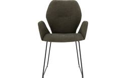 Goossens eetkamerstoel hera groen stof - 8193220-02