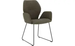 Goossens eetkamerstoel hera groen stof - 8193220-02