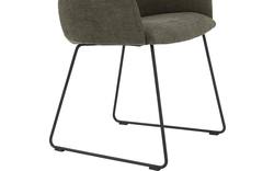Goossens eetkamerstoel hera groen stof - 8193220-02
