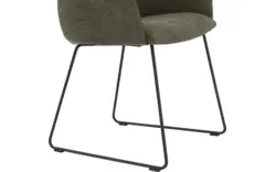 Goossens eetkamerstoel hera groen stof - 8193220-02