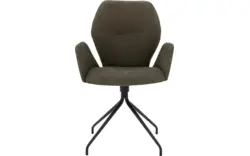 Goossens eetkamerstoel hera groen stof - 8193221-02
