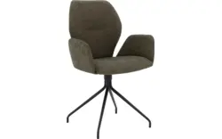 Goossens eetkamerstoel hera groen stof - 8193221-02
