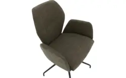 Goossens eetkamerstoel hera groen stof - 8193221-02