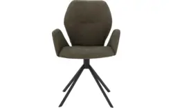 Goossens eetkamerstoel hera groen stof - 8193222-01