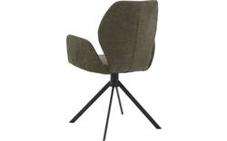 Goossens eetkamerstoel hera groen stof - 8193222-04