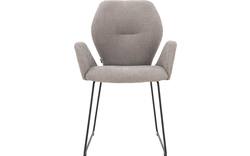 Goossens eetkamerstoel hera grijs stof - 8193223-02