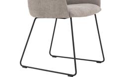 Goossens eetkamerstoel hera grijs stof - 8193223-02