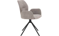 Goossens eetkamerstoel hera grijs stof - 8193225-03